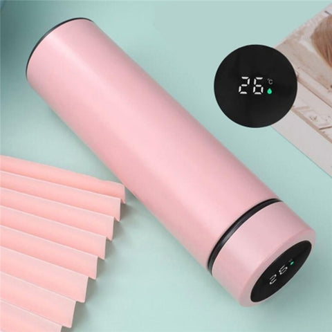 500ML Smart Thermos Bottle 304 Stainless Steel Temperature Display Insulated Intelligent Coffee Cup (No FDA Certificate)