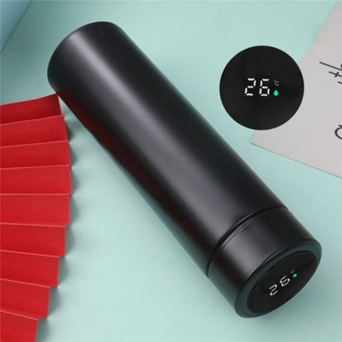 500ML Smart Thermos Bottle 304 Stainless Steel Temperature Display Insulated Intelligent Coffee Cup (No FDA Certificate)