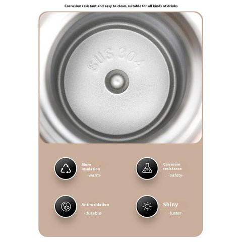 Thermos Bottle 500ML Smart Temperature Display 304 Stainless Steel Insulated Mug Sport Flasks (No FDA Certificate)