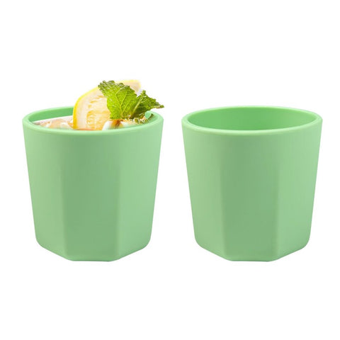 Silicone Water Cup Drop-Proof Outdoor Simple Beer Cup Cocktail Cup Travel Portable Foldable Cup(BPA-Free, NO FDA Certificate)
