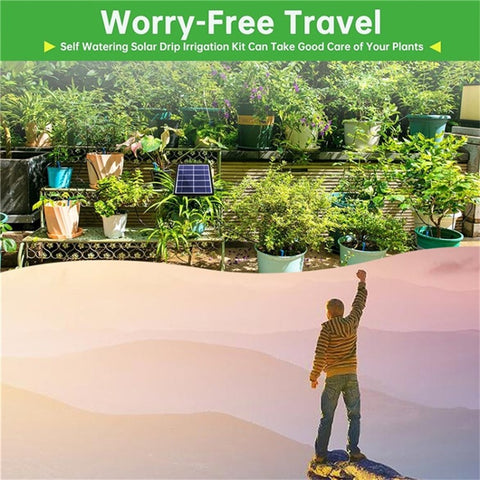 SD15 Outdoor Plant Irrigation Timing Solar Automatic Watering Device Set