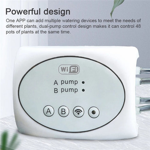 APP Remote Control Potted Plant Smart Watering Device Timer with 15m Water Pipe+20 Emitters