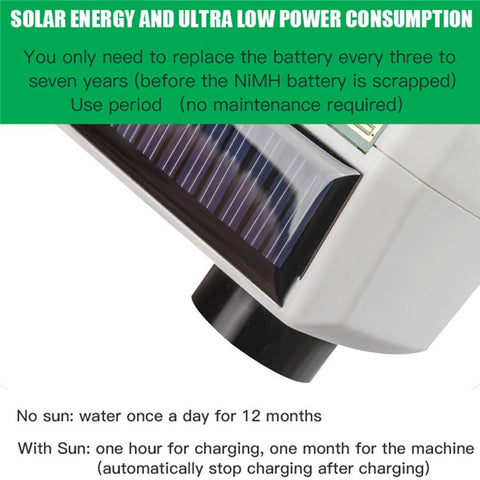 YLIGE Solar Automatic Watering Device Intelligent Irrigation Timer, European Standard Single Connector