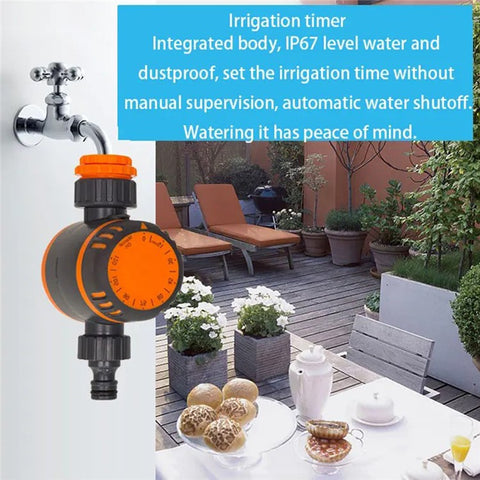 Single Outlet Automatic Garden Irrigation Controller Intelligent Mechanical Water Timer
