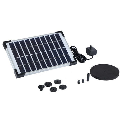 MEIERDE SF006 5W Solar Fountain Outdoor Garden Fountain Floating Power Storage Solar Fountain Water Pump for Bird Plants