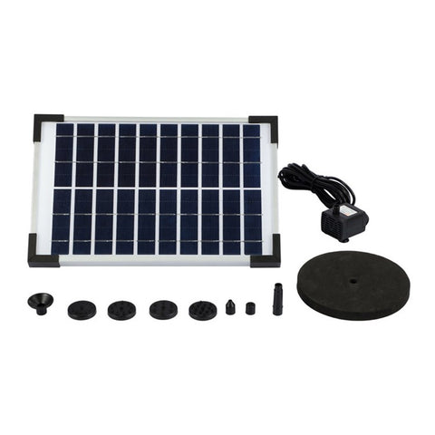 MEIERDE SF006 5W Solar Fountain Outdoor Garden Fountain Floating Power Storage Solar Fountain Water Pump for Bird Plants