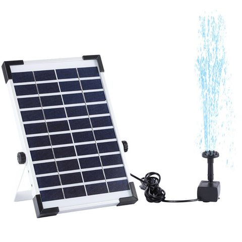 MEIERDE SF030 5W Stand Solar Fountain Outdoor Pool Water Feature Mini Fountain Solar Panel Bath Equipment for Garden Decoration