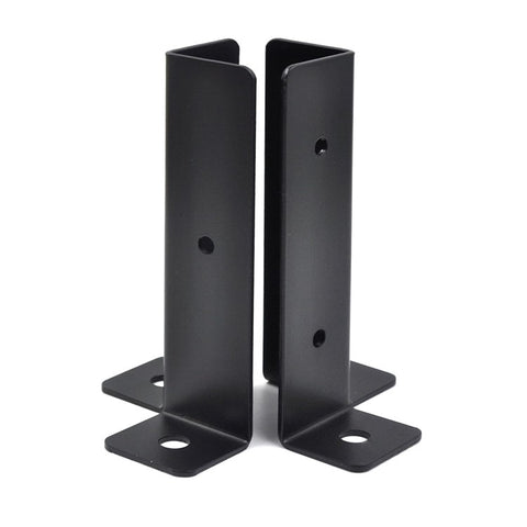 2Pcs Gazebo Bracket Kit Post Base Connector for Pergola Fence Patio Adjustable Metal Support