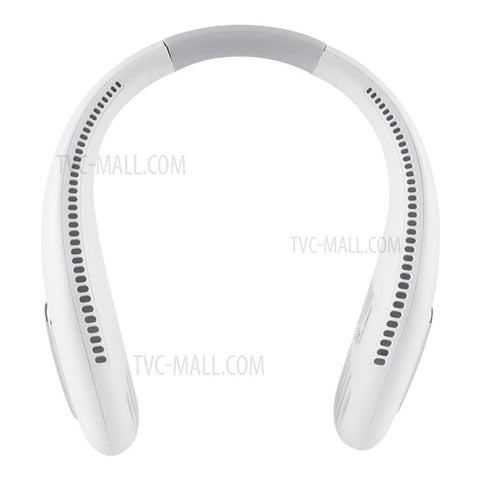WT-F41 Mini Bladeless Neck Hanging Fan USB Rechargeable Air Cooler Three-Speed Cooling Fan