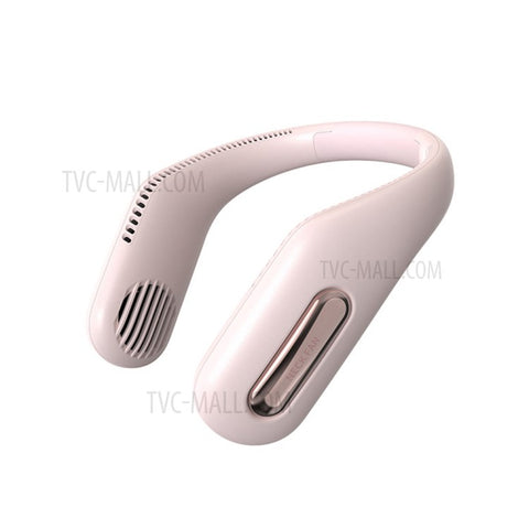 WT-F41 Mini Bladeless Neck Hanging Fan USB Rechargeable Air Cooler Three-Speed Cooling Fan