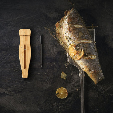 Phone App Monitoring Repeater Barbecue Thermometer Oven Food Temperature Meter (BPA Free, No FDA)