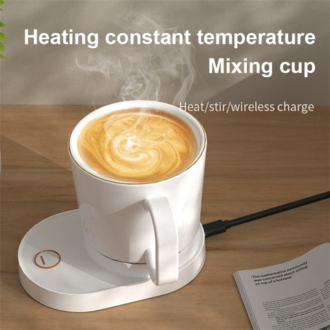 IDZ011 Smart Stirring Cup Automatic Self Stirring Coffee Cup Phone Wireless Charger (No FDA Certificate, BPA-free)