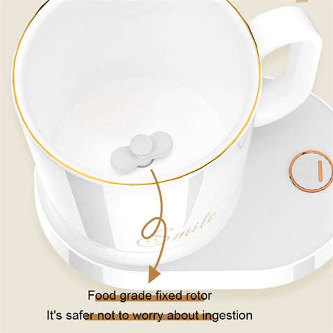 IDZ011 Smart Stirring Cup Automatic Self Stirring Coffee Cup Phone Wireless Charger (No FDA Certificate, BPA-free)