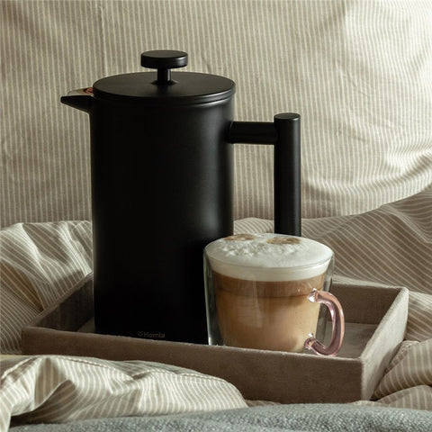 800ml French Press Coffee Maker Stainless Steel Double Walled Insulated Coffee Pot (BPA Free, No FDA)