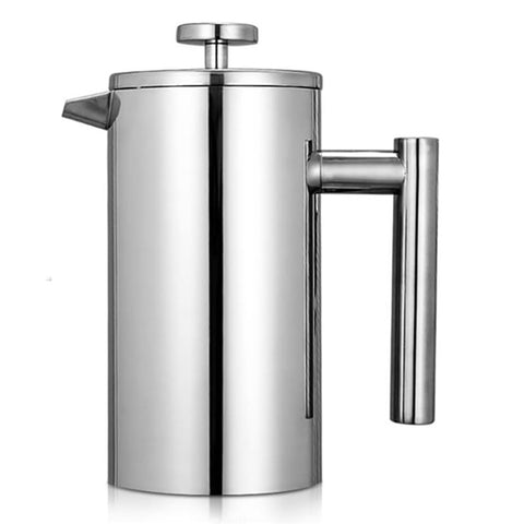 800ml French Press Coffee Maker Stainless Steel Double Walled Insulated Coffee Pot (BPA Free, No FDA)