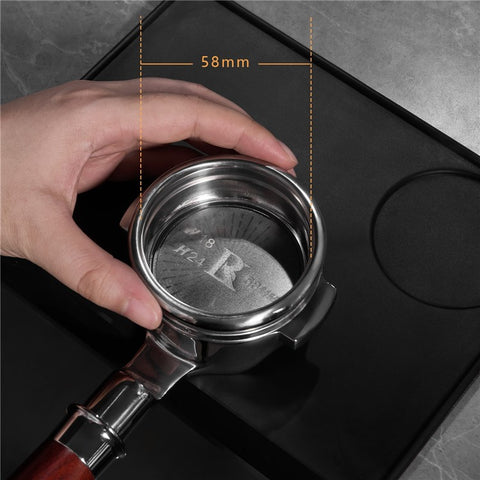 BANLEE Coffee Espresso Filter Baskets Precision 58mm Coffee Machine Handle Extraction Powder Bowl 18g (NO FDA Certification)