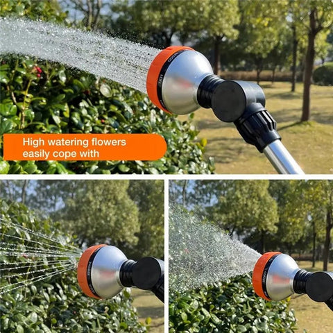 Household Car Washing Spray Nozzle High Pressure Water Spray Multiple Spray Modes Car Water Gun Cleaning Tool