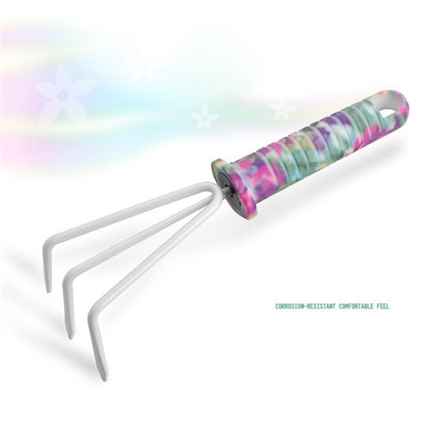 JC-1010 5Pcs / Set Stylish Pattern Garden Tools Soil Loosening Watering Can Tool Kit