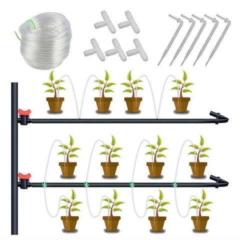 5m PVC Water Pipe Garden Drip Irrigation Transparent Hose for Automatic Waterer