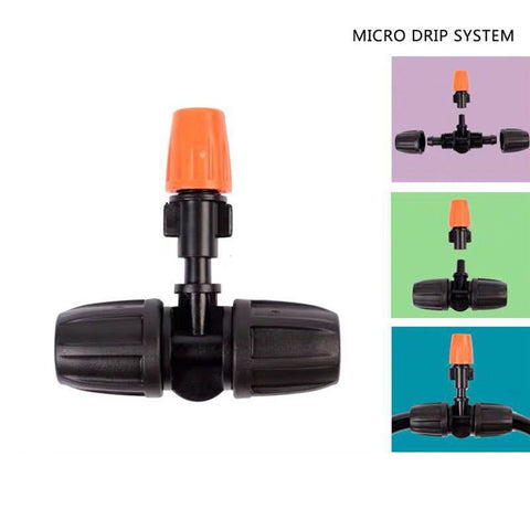 100Pcs Garden Irrigation Tube Fitting Connector Lawn Water Hose Coupler