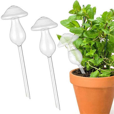 Self Watering Device Automatic Plant Water Irrigation Tool When Away On Vacation Travel