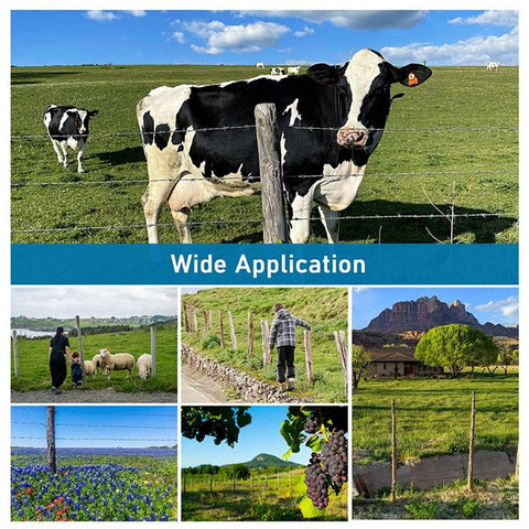 30Pcs Fence Wire Tensioner Garden Yard Metal Fence Wire Fastening Tool with Wrench