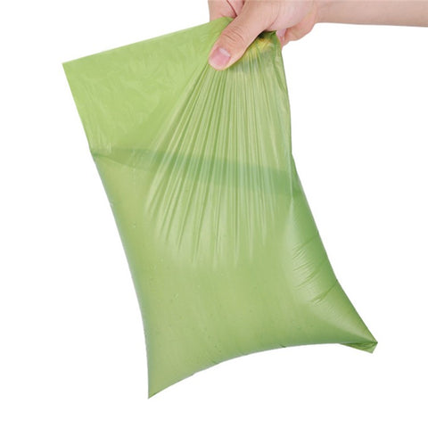 4 Rolls Biodegradable Pet Poop Waste Bag Eco-friendly Dog Poop Trash Garbage Bag with Dispenser