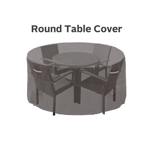 Outdoor Garden Furniture Cover 210D Oxford Cloth Round Table Chair Waterproof Dustproof Cover 230x110cm
