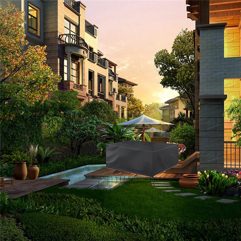 Patio Sofa Cover Waterproof 180x120x74cm 420D Oxford Cloth Outdoor Dust-Proof Anti-UV Furniture Couch Cover