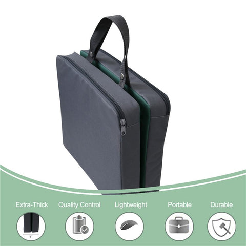 Solid Color 60x33.5x4.5cm Knee Cushion Pad Garden Kneeling Pad Soft Memory Foam Mat