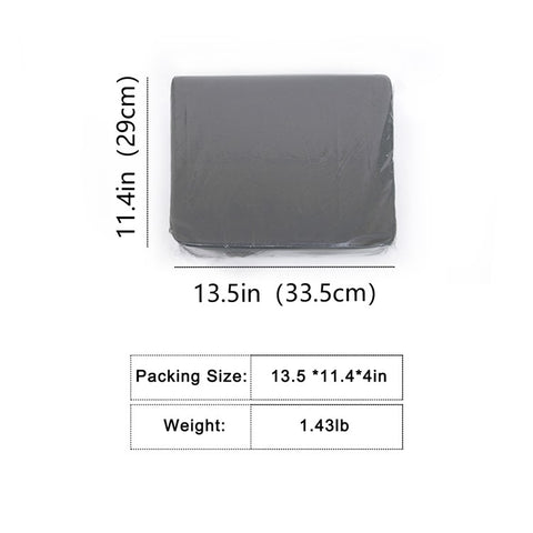 Solid Color 60x33.5x4.5cm Knee Cushion Pad Garden Kneeling Pad Soft Memory Foam Mat