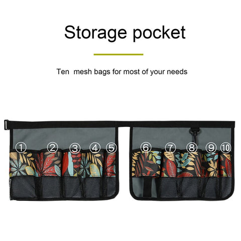 829807 600D Oxford Cloth Garden Tool Storage Bag 10 Pockets Gardening Tools Bucket Bag