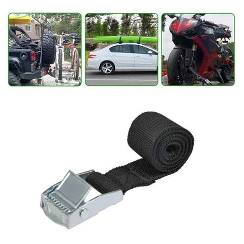 25mm Cargo Lashing PP Webbing Luggage Strap with Zinc Alloy Buckle, Length: 2m