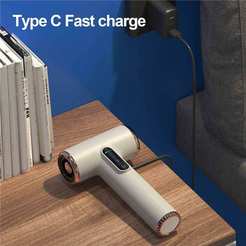 CFJ-4 200W USB Rechargeable Wireless Hair Dryer Cold  /  Hot Air 30000 RPM High Wind Power Hair Dryer