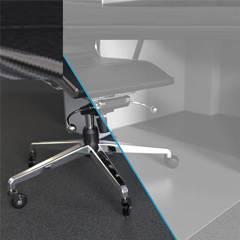 2.5 Inch Office Chair Caster Wheels Clear PU Safe Silent Roller Wheels Replacement for All Floors