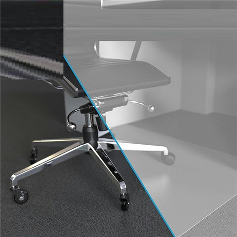 5PCS 2.5 Inch Office Chair Caster Wheels Clear PU Silent Roller Wheels Replacement for All Floors