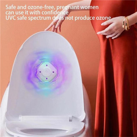 Mini UV Light Toilet Sanitizer Home Hotel Toilet Germicidal UV Lamp