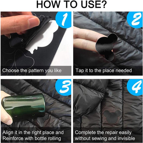 DIY Self-adhesive Patch for Down Jackets Pants Clothing Repair Raincoat Umbrella Washable Patch