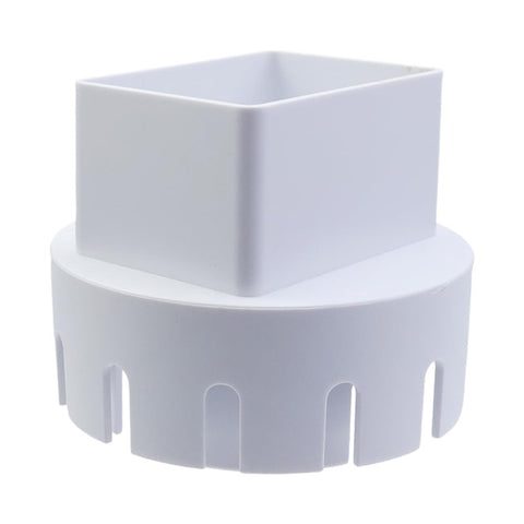 3x4 Inch Drain Pipe Draining Rain Gutter PVC Drain Connector Downspout Adapter