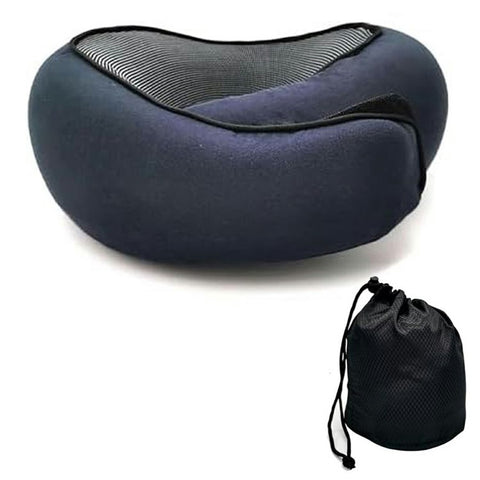 Memory Foam Snail Travel Pillow Portable U-Shaped Airplane Office Nap Neck Support Pillow