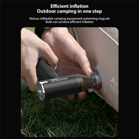 Multifunction Mini Handheld Turbo Fan USB Rechargeable High Speed Portable Blower