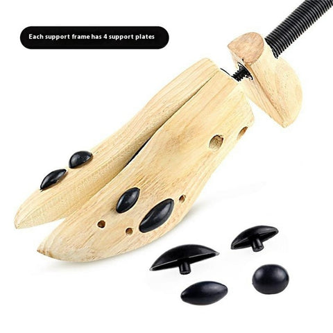Adjustable Wooden Shoe Stretcher For Men / Women Pine Wood Shoe Shaper M Size 38