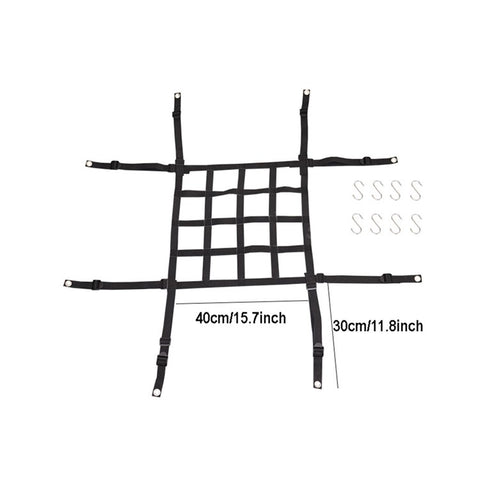 Adjustable Plant Storage Pot Net for Indoor / Outdoor Planter Holder with 8 Hooks