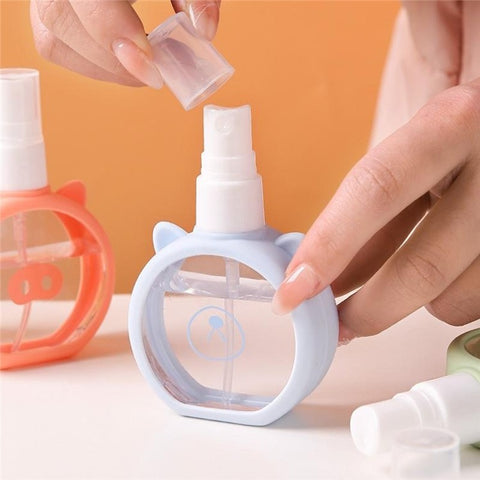 Perfume Travel Refillable Bottle Cartoon Mini Spray Bottle Alcohol Refill Mist Sprayer
