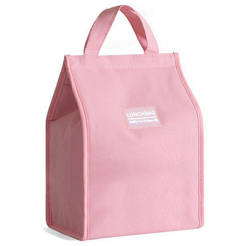 20x23x13cm Insulated Lunch Bag Work School Aluminum Foil Aluminum Cloth Bento Carrier Tote Bag