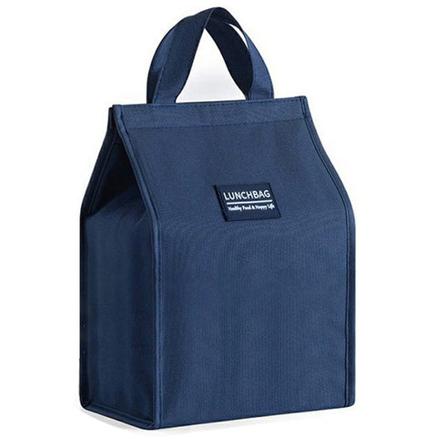24x27x14cm Insulated Lunch Bag Work School Aluminum Foil Aluminum Cloth Bento Carrier Tote Bag