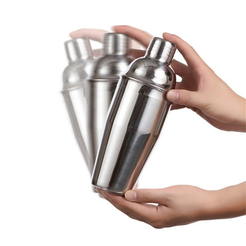 12 in 1 Cocktail Shaker Set Stainless Steel 700ML Bartender Mixer Bar Tools Kit with Bamboo Stand (BPA Free, No FDA)
