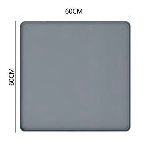 60x60cm Washer Dryer Top Cover Mat Washing Machine Non Slip Waterproof Silicone Protective Pad