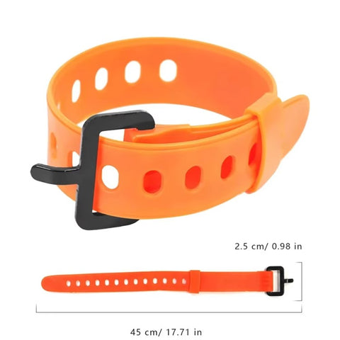45x2.5cm Multipurpose Tie Down Strap Travel Quick Release Luggage Cargo Rubber Binding Cord