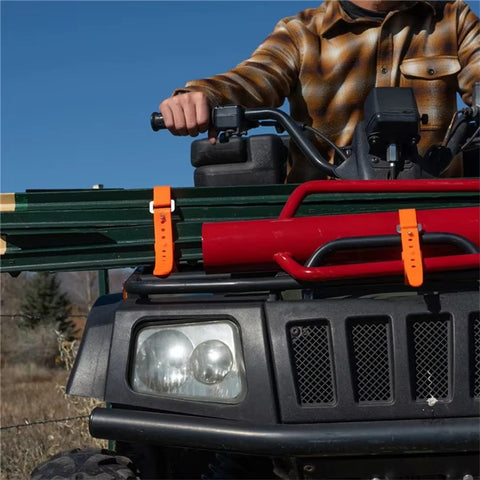 30x2.5cm Multipurpose Tie Down Strap Travel Quick Release Luggage Cargo Rubber Binding Cord